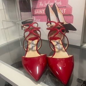 Jimmy Choo caged kitten heel pumps - lancer